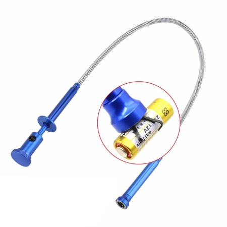 PINCE MAGNÉTIQUE FLEXIBLE À QUATRE CROCHETS AVEC LUMIÈRE LED DE 60 cm.