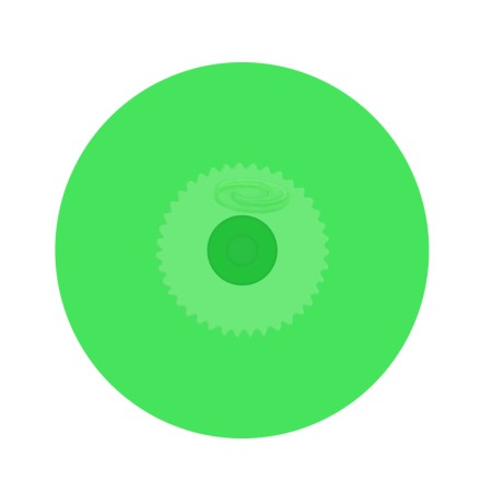 ONGLETS DE COLLE OVAUX RAINURÉS DCT OG26 - 10 pcs.