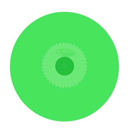 ONGLETS DE COLLE OVAUX RAINURÉS OG31 - 10 pcs.