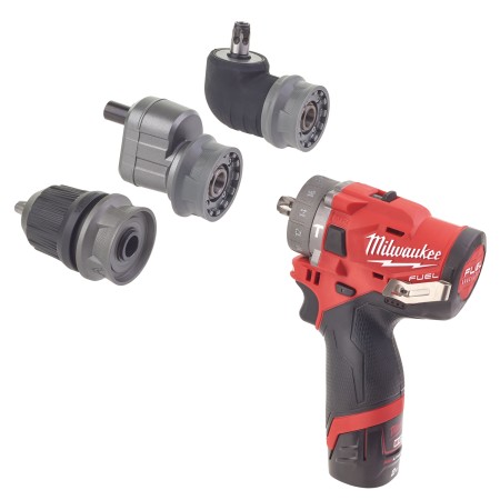 PERCEUSE À PERCUSSION AVEC MANDRIN AMOVIBLE MILWAUKEE M12FPDXKIT-202X