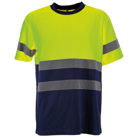 T-SHIRT JAUNE DE HAUTE VISIBILITÉ GLOW HV