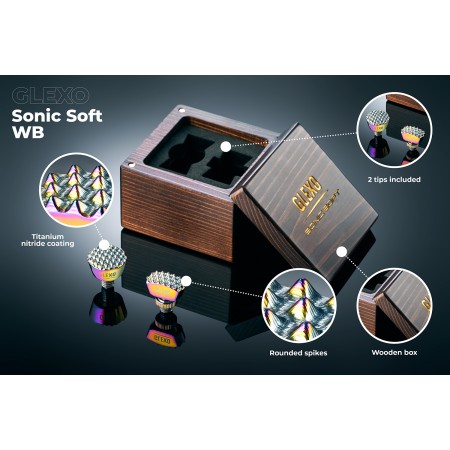 ENSEMBLE D'EMPOINTES INTERCHANGEABLES GLEXO SONIC SOFT WB