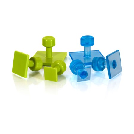 TABS DE COLLE BLACK ICE & GANG GREEN CARRE 24 pcs. / BLACK PLAGUE