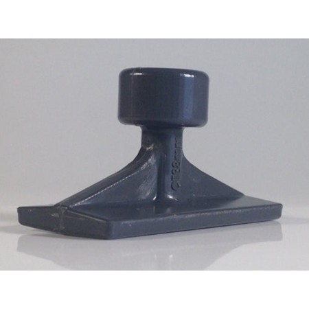 TABS DE COLLE GRIS LISSES 24 pcs. / BLACK PLAGUE