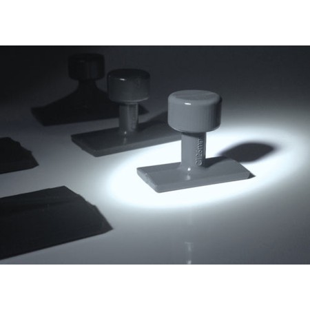 TABS DE COLLE GRIS LISSES 24 pcs. / BLACK PLAGUE