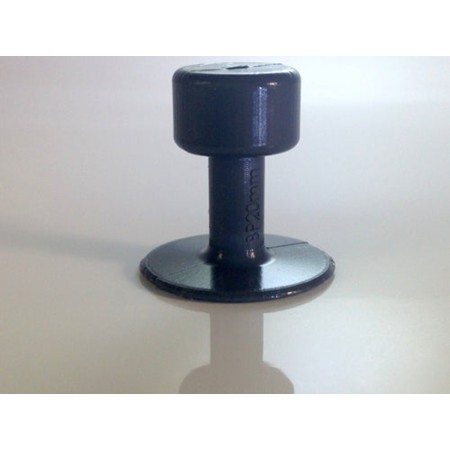 TABS DE COLLE GRIS LISSES 24 pcs. / BLACK PLAGUE