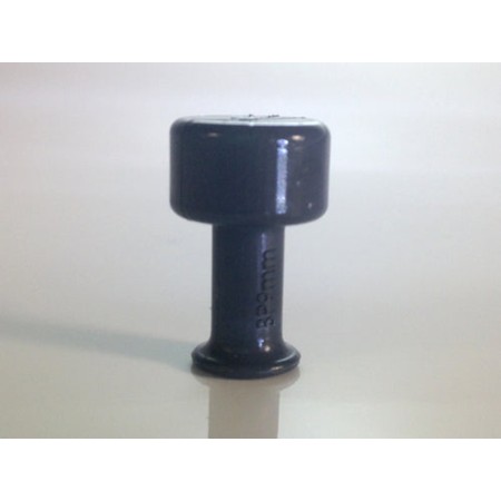 TABS DE COLLE GRIS LISSES 24 pcs. / BLACK PLAGUE