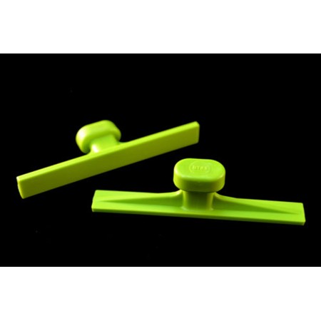 ONGLETS ADHÉSIFS GANG GREEN LISSES 32 pcs. / BLACK PLAGUE