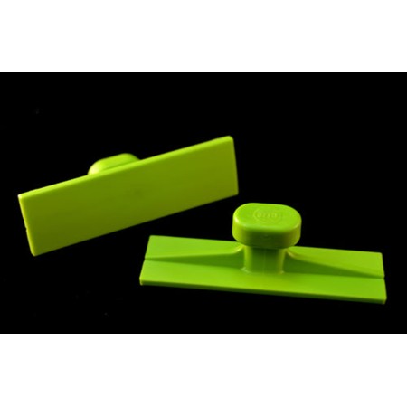 ONGLETS ADHÉSIFS GANG GREEN LISSES 32 pcs. / BLACK PLAGUE