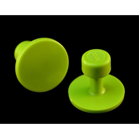 ONGLETS ADHÉSIFS GANG GREEN LISSES 32 pcs. / BLACK PLAGUE