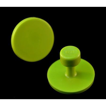 ONGLETS ADHÉSIFS GANG GREEN LISSES 32 pcs. / BLACK PLAGUE