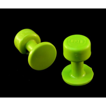 ONGLETS ADHÉSIFS GANG GREEN LISSES 32 pcs. / BLACK PLAGUE