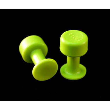 ONGLETS ADHÉSIFS GANG GREEN LISSES 32 pcs. / BLACK PLAGUE