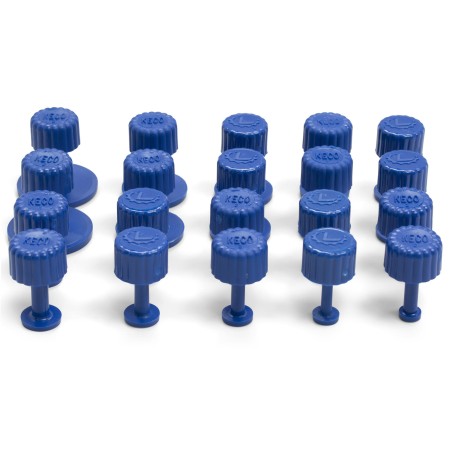 ONGLETS DE COLLE KECO CENTRE MORT BLEU FINITION LISSE (20 pcs.)