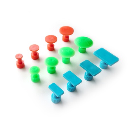 ENSEMBLE D'ONGLETS DE COLLE DCT RGB MIX - 12 pcs.