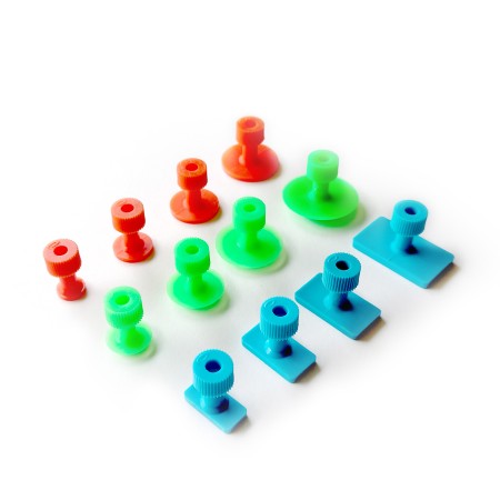 ENSEMBLE D'ONGLETS DE COLLE DCT RGB MIX - 12 pcs.