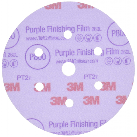 DISQUE ABRASIF 3M HOOKIT PURPLE 260L - 10 pièces.