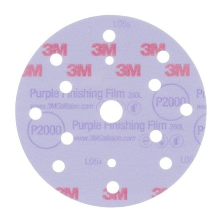 DISQUE ABRASIF 3M HOOKIT PURPLE 260L - 10 pièces.