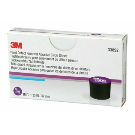 Feuille abrasive circulaire pour la suppression des défauts de peinture 3M