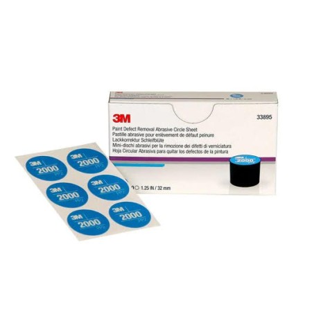 Feuille abrasive circulaire pour la suppression des défauts de peinture 3M