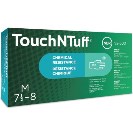 GANTS EN NITRILE HYPOALLERGÉNIQUES VERTS ANSELL TOUCH'N'TUFF