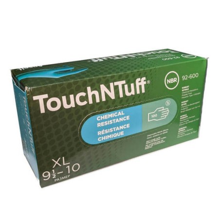 GANTS EN NITRILE HYPOALLERGÉNIQUES VERTS ANSELL TOUCH'N'TUFF