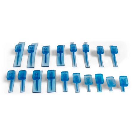 TABS DE COLLE KECO DEAD CENTER ICE LENTILLES DROITES ET COURBES 18 pcs.