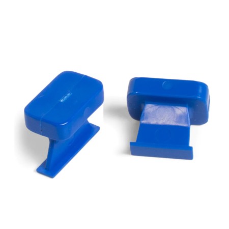 ONGLETS DE COLLE KECO DEAD CENTER BLEU DROITS ET COURBES 18 pièces.