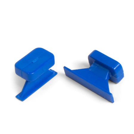 ONGLETS DE COLLE KECO DEAD CENTER BLEU DROITS ET COURBES 18 pièces.