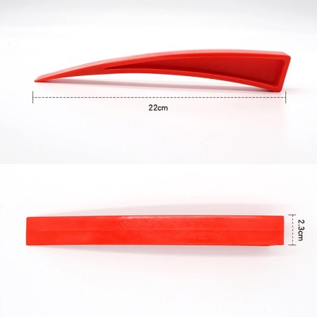 CALE POUR FENÊTRE ROUGE