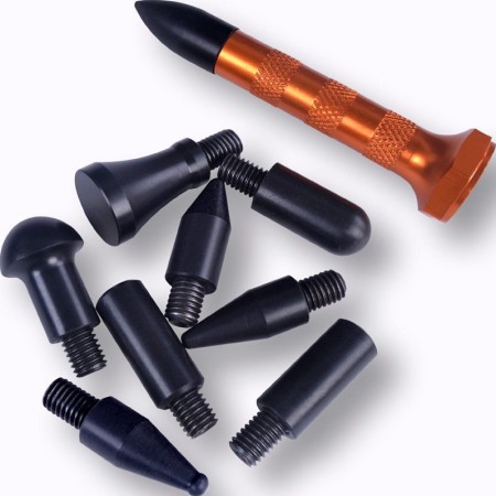 KNOCKDOWN MÉTALLIQUE AVEC EMBOUTS INTERCHANGEABLES