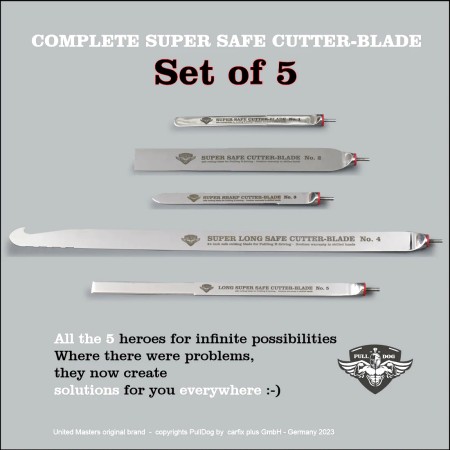 ENSEMBLE DE COUTEAUX PULLDOG - 5 pièces.