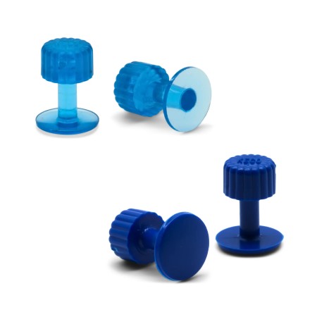 PAQUET VARIÉ DE TABS RONDS KECO ICE & BLUE 15 mm. (6 pcs.)