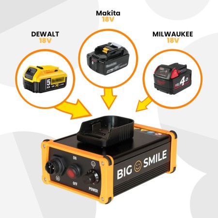 BIG SMILE- machine redressage Acier et Alu Dsp sans fil