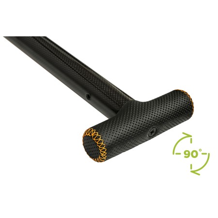 ROD TÉLESCOPIQUE EN CARBONE CR230 - DESIGN EN CARBONE MARRON