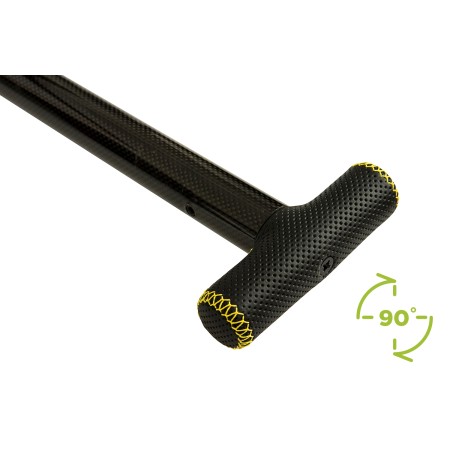 ROD TÉLESCOPIQUE EN CARBONE CR230 - DESIGN À ACCENTS JAUNES