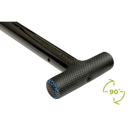 ROD TÉLESCOPIQUE EN CARBONE CR230 - DESIGN À ACCENTS BLEUS