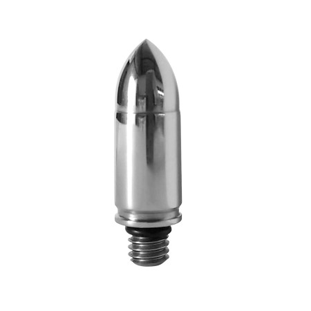 POINTE INTERCHANGEABLE EN ACIER INOXYDABLE « BALLE » BRILLANT  iSSBG / DCT